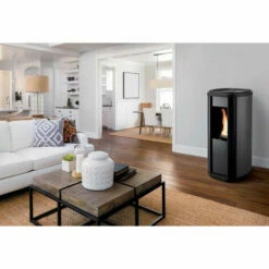 Poêle à Granulés De Bois 5.5kw Noir/anthracite - Supra - Coralie5anthra - Noir -Meeth Soldes Boutique 12859531 3