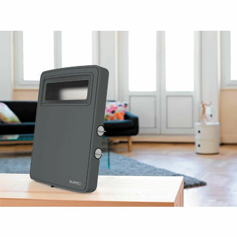 Chauffage Soufflant 2000w Gris - Supra - Etno Gris - Gris 2 Chauffage Soufflant 2000w Gris - Supra - Etno Gris - Gris – Image 2