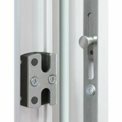 MEETH Portes D'entrée Classique Modèle 83, Intérieur: Blanc, Extérieur: Titan Largeur: 88cm, Hauteur: 200cm, Sens D'ouverture: Tirant Gauche -Meeth Soldes Boutique 33492868 3