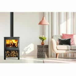 Poêle à Bois 9kw Noir - Supra - Odebucher - Noir -Meeth Soldes Boutique 49303111 4
