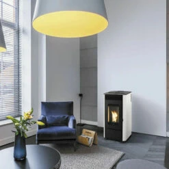 Poêle à Granulés De Bois 7kw Blanc - Supra - Leni 7 Access Control Blanc - Blanc -Meeth Soldes Boutique 56583007 5