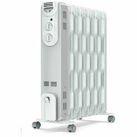 Supra Radiateur Bain D'huile ORSO 2500 - Blanc - 2500W 1 Supra Radiateur Bain D'huile ORSO 2500 - Blanc - 2500W
