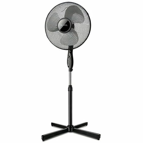 Supra Ventilateur Sur Pied IRIS - 40W - 40cm - 3 Pales - Noir 1 Supra Ventilateur Sur Pied IRIS - 40W - 40cm - 3 Pales - Noir