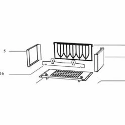 CHENET TOLE POUR FOYER SUPRA 17633PB 17633PB Supra -Meeth Soldes Boutique 63494370 5