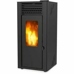 Poêle à Granulés De Bois 11.9kw Noir - Supra - Orphee 12 Noir - Noir
