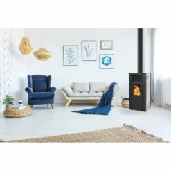 Poêle à Granulés De Bois 10kw Blanc - Supra - Orphee 10 Blanc - Blanc/noir -Meeth Soldes Boutique 68204302 3