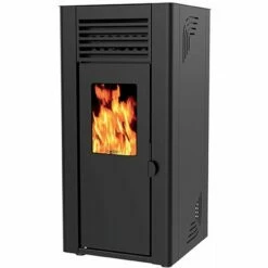 Poêle à Granulés De Bois 10kw Noir - Supra - Orphee 10 Noir - Noir