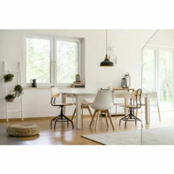 MEETH PORTE De FENÊTRE PVC, Triple Vitrage - L'économie D'énergie Uw 0,86 - Des Deux Côtés Golden Oak, 1 Vantail, Oscillo-battant, Largeur 100 Cm, Hauteur 200 Cm, Tirant Gauche -Meeth Soldes Boutique 76902747 3