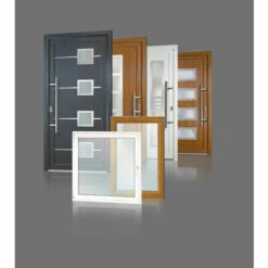 MEETH PORTE De FENÊTRE PVC, Triple Vitrage - L'économie D'énergie Uw 0,86 - Blanc/golden Oak, 1 Vantail, Oscillo-battant, Largeur 100 Cm, Hauteur 200 Cm, Tirant Gauche -Meeth Soldes Boutique 76902757 5