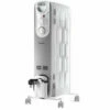 SUPRA Radiateur Bain D'Huile 1500W Eco-Design Thermostat Mécanique - Blanc