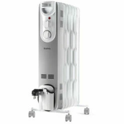 SUPRA Radiateur Bain D'Huile 1500W Eco-Design Thermostat Mécanique - Blanc